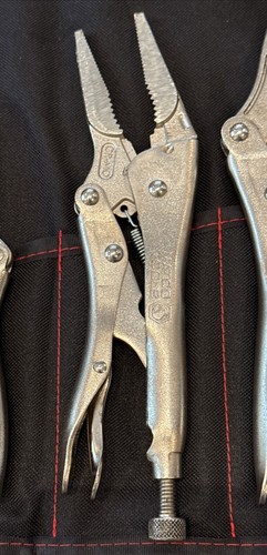 MATCO Tools SMLP7 7-Piece Locking Pliers Set w/ Soft Storage Wrap - Picture 7 of 18