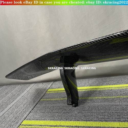 Carbon Fiber Rear Wing Trunk Blade Spoiler GT Style For Audi R8 V10 2017-2023 - Picture 20 of 20