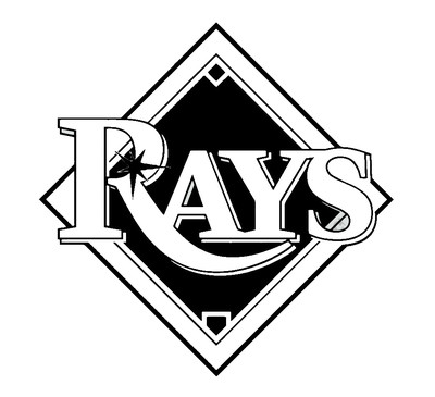 Decal Vinyl Truck Car Sticker - MLB Baseball Tampa Bay Rays
