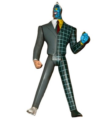 Batman - Two Face (single pack figure version) - 100% complete (Mattel)