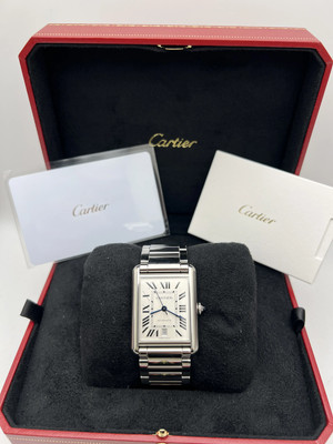 Cartier Tank Must XL 31mm x 41mm WSTA0053 Silver Dial Box