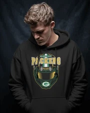 Green Bay Packers Fan Hoodie NFL Football Pullover Streetwear