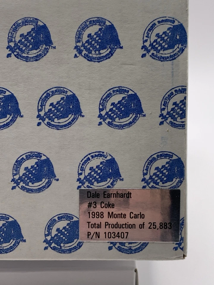 Máquina expendedora Dale Earnhardt Sr. #3 1998 Coca-Cola estaño escala 1:64 cromo NASCAR Foto 3 de 4