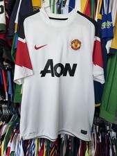 MANCHESTER UNITED ENGLAND 2010/2012 AWAY FOOTBALL SHIRT JERSEY NIKE