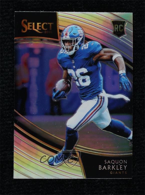 2018 Panini Select Field Level Silver Prizm Saquon Barkley #202 Rookie RC