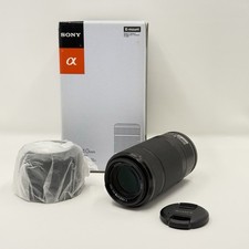 Sony E 55 210mm F4.5 6.3 OSS Zoom Lens SEL55210 Black Box Hood