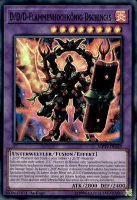 Yugioh D/D/D-Flammenhochkönig Dschingis MP19-DE229 Super Rare (6238)