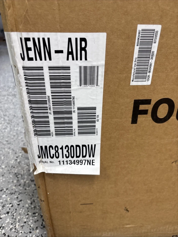 NUEVO EN CAJA Jenn Air JMC8130DDW Horno Microondas de Vidrio Incorporado 30" 1.5 Pies Cúbicos Foto 4 de 4