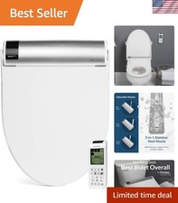 Best Bidet Overall 2025  BB2000 Bliss Bidet Seat with Warm Water  Night Light