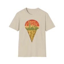 Desert Ice Cream Cone Cute T-Shirt, Summer Tee, Vacation Apparel, Retro [...]