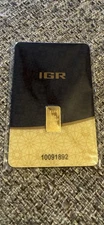 Istanbul Gold Refinery 1/2 gram Gold Bar in Plastic Assay Card