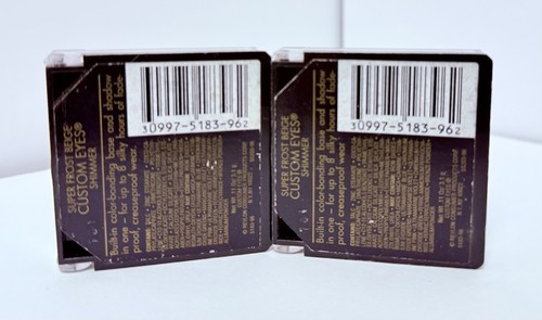 Revlon Custom Eyes Eye Shadow Super Frost Beige Shimmer - Vintage Original As Is - Picture 2 of 4