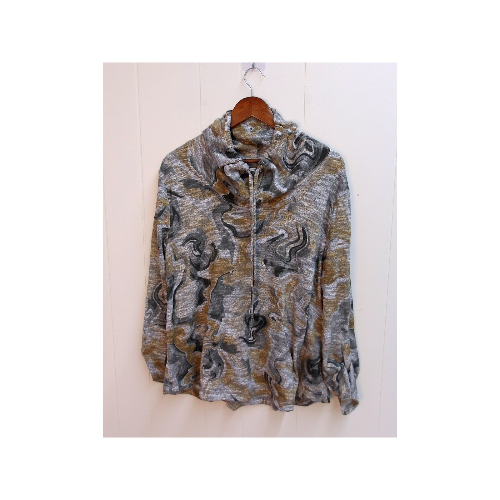 Ruby Rd. Women's Extra Large Brown Gray Sweater T… - image 2