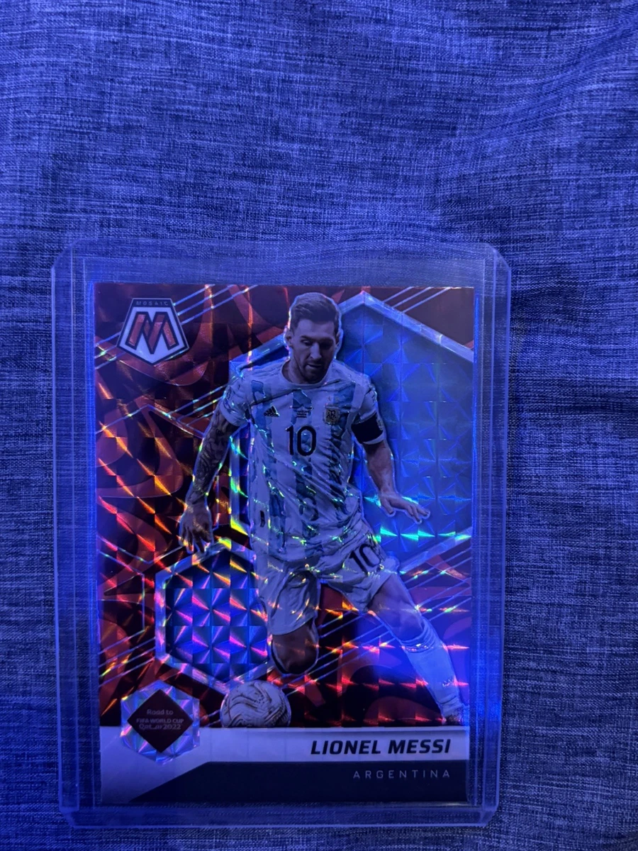 2021-22 Panini Mosaic FIFA Road to World Cup Lionel Messi #10 for