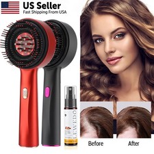 Red Light Therapy Hair Oil Applicator Electric Scalp Massager Brush Massage Comb