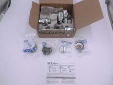 Sloan Chrome Finish Dual Filtered Bypass Diaphragm Urinal Flushometer 186-1