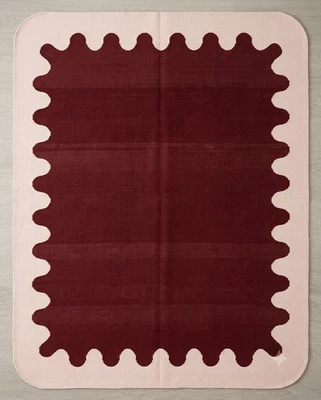 Tapis ancien scandinave suédois Kilim moderne Gabbeh tissé plat fait main 6 x... - Photo 1/4