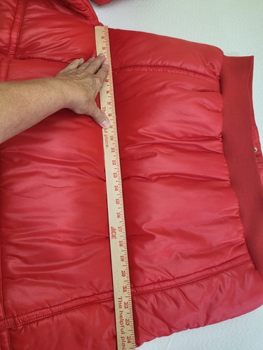 VintageMVP Miller Lite Red Puffy Jacket Size XL - Picture 11 of 13