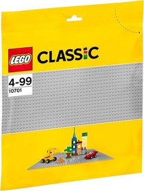 LEGO Classic Gray Baseplate 10701