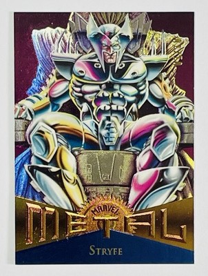 X-Men Metal Universe 1995 Marvel Metal Buybacks Stryfe 1/10