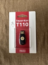 FIDO Security Key TrustKey T110 FIDO2 U2F Two Factor Authentication USB Key Type