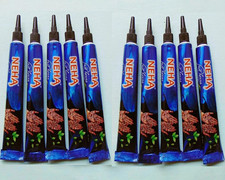 10pc Black Natural Henna Cones Temporary Tattoo Body Art Herbal Ink Mehandi Neha