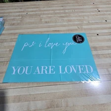 "PS You Are Loved" Chalk Couture Transfer Stencil Sz C RETIRED 12"X18 DIY Craft