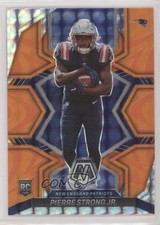 2022 Panini Mosaic Rookies Reactive Orange Prizm Pierre Strong Jr #323 3n1