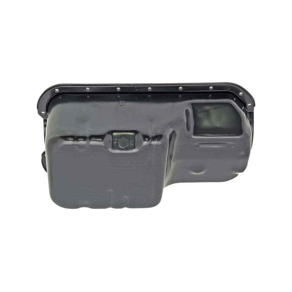 Para Honda CRX 1990 1991 cárter de aceite del motor | acero color negro | ubicación del cárter trasero Foto 2 de 4