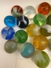 Vintage Mixed Glass Marbles Estate Collection Lot of 25 As Found Swirls Auction — photo 2