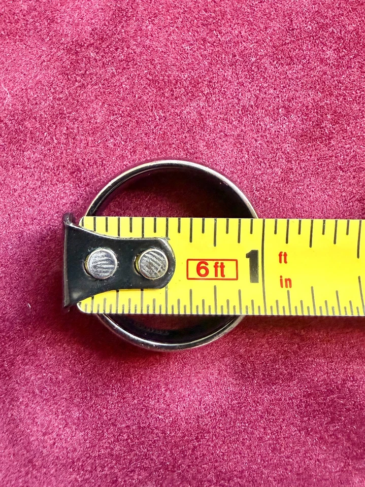 Anillo espejo negro carburo de tungsteno Tritón edición limitada talla 10 Foto 3 de 4