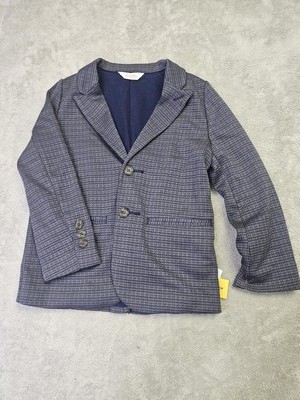 Brand New Cat and Jack Boys Blazer - Navy Houndstooth Size 4