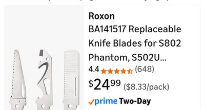 Roxon Replaceable Blades Set