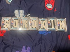 Ilya Sorokin 2021-22 SP Game Used Draft Day Marks Rookie Auto /35 Complete Set