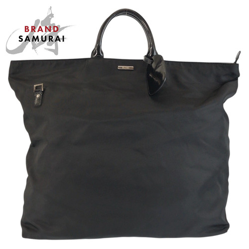 Gucci Black Silver Hardware Nylon 019 2020 0282 08 Tote Bag Handbag Ladies 60328
