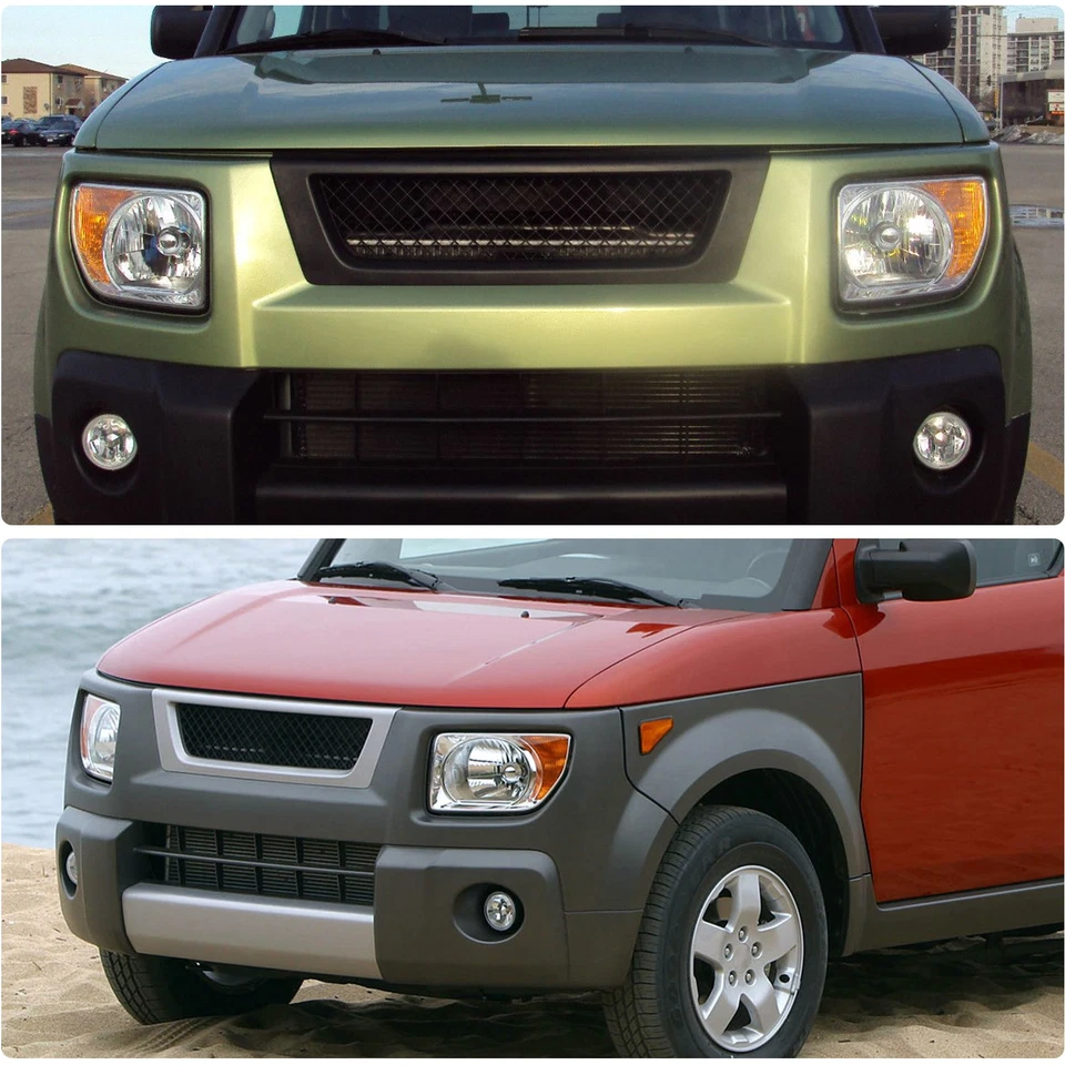 For 2003-2006 Honda Element EX | LX Chrome Housing Headlights Set Left+Right Foto 3 de 4