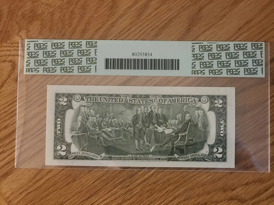 2003 $2 "STAR NOTE PCGS CERTIFIED 64 PPQ B00003631* NEW YORK DISTRICT LOW SER - Image 4 of 4