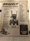 Vintage  Gravely Tractor Instruction Manual ,1959, with original price sheet — photo 2