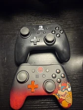 Nintendo Wired Controllers for Switch, Black & Bowser Edition. No Cable included