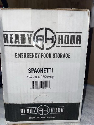 Ready Hour Emergency Food Spaghetti 25 Year Shelf Life