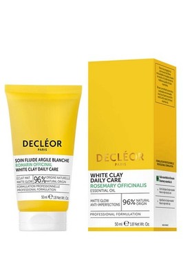 Decleor Weiße Tonerde Tagespflege Feuchtigkeitscreme 50ml Rosmarin Gesichtscreme