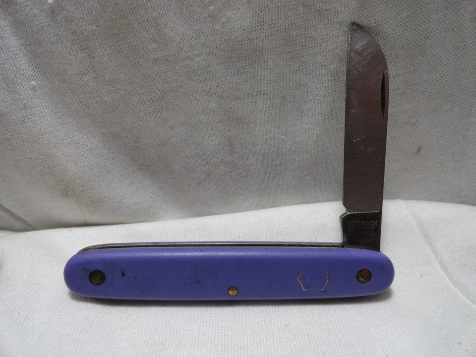 VICTORINOX САДОВНИК ОДИН НОЖ ФИОЛЕТОВЫЙ ШВЕЙЦАРСКИЙ АРМЕЙСКИЙ НОЖ 4» БЫСТРАЯ БЕСПЛАТНАЯ ДОСТАВКА - Изображение 2 из 4