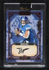 2023 Wild 5 Card Draw Classic Red Foil - Blue 2/2 Jaren Hall Rookie Auto RC 07rd. rookie card picture