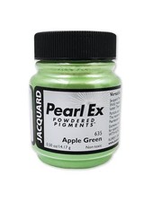 Jacquard Pearl Ex Pigment Powder 0 5 oz Apple Green Loose Mica Powder Epoxy