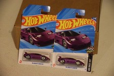 2025 HOT WHEELS 94 BUGATTI EB110 SS PURPLE LOT OF 2 CARS
