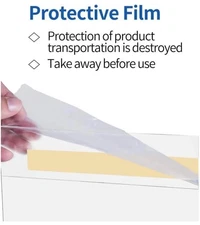 Ludery Acrylic Sign Holder | 4 x 6 Horizontal Stand Up Slanted Sign Holder