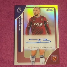 Topps Chrome Premier League 2026 Jarrod Bowen Auto Chrome West Ham United 
