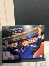 Johnny Manziel Signed Cleveland Browns Draft Pick 8x10 Photo W/ COA Beckett