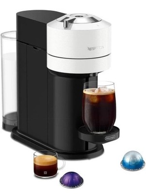 Nespresso Vertuo Next Deluxe Coffee & Espresso Machine De Longhi White