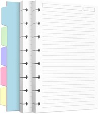 Discbound Refill Paper, Arc Notebook Refill paper, 240 Pages, Junior Size  Disc